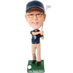  Custom Male Golf Player Bobblehead Gift