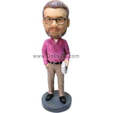 (image for) Personalized Mechanical Engineer Bobblehead Gift