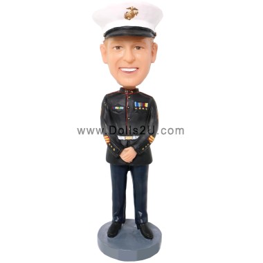 (image for) Custom Marine Bobblehead Item:49210