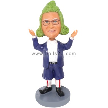 (image for) Custom Female Oompa Loompa Doompa Dee Doo Bobblehead From Your Photo Item:4121601