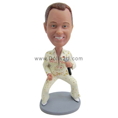 (image for) Custom Bobbleheads Elvis Fans