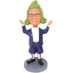 (image for) Custom Female Oompa Loompa Doompa Dee Doo Bobblehead from Your Photo