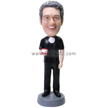 (image for) Custom Male Dentist Bobblehead Gift