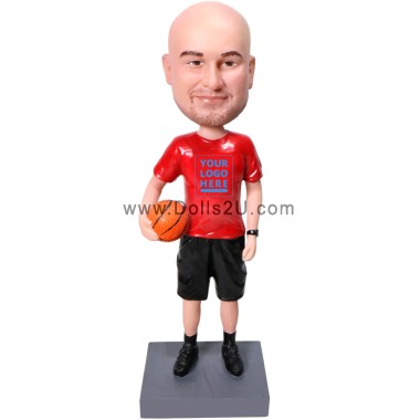 (image for) Personalized Basketball Coach Gifts Funny Custom Coach Bobblehead