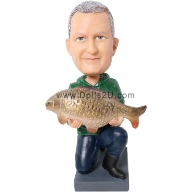 (image for) Custom Fisherman Bobblehead Item:24511