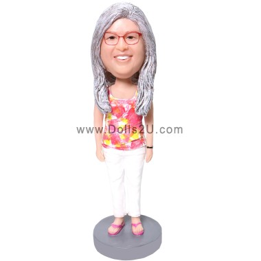 (image for) Custom Female Bobblehead Mother's Day Gifts Item:47205