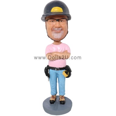 (image for) Custom Electrician Bobblehead