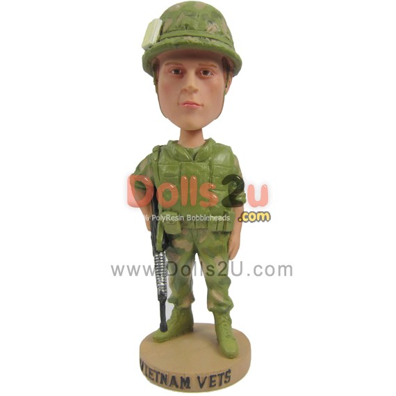 Custom Army Military Bobblehead Personalized Limited Edition Wobble ...