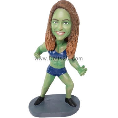 (image for) Custom She-Hulk Style Bobblehead