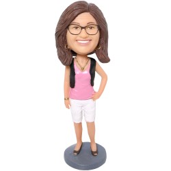 (image for) Custom Female Bobblehead – Personalized Gift for Women