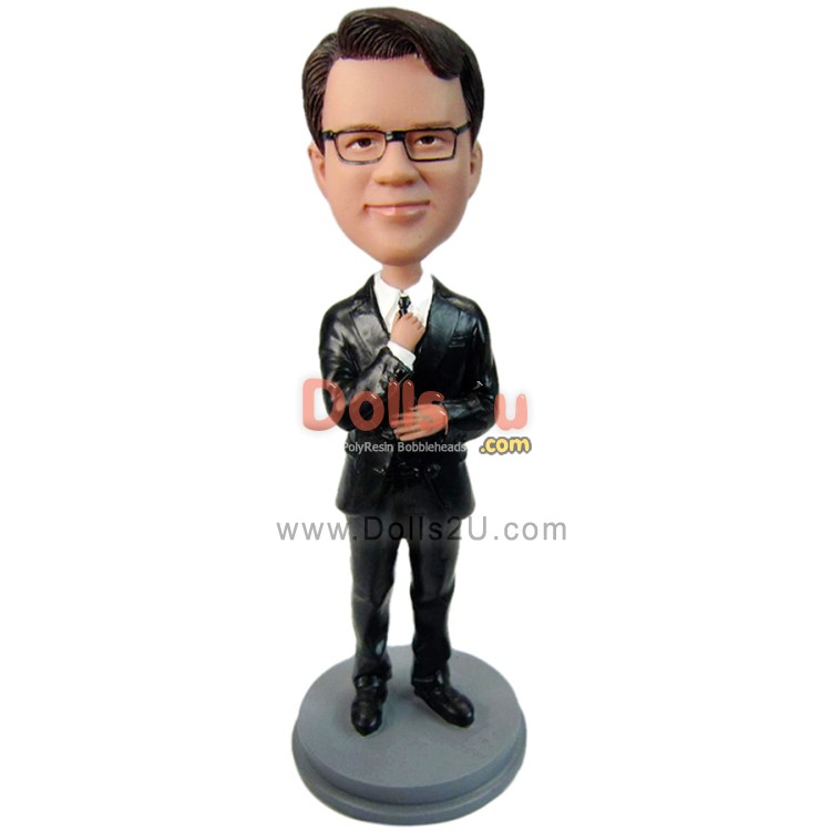 Custom Bobblehead Boss Adjusting Tie Unique Boss's Day Gifts [13635 ...