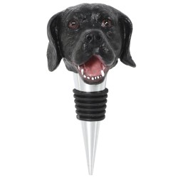 (image for) Cust Cat or Dog Head Wine Bottle Stopper – Customizable Pet Bottle Stopper for Wine Lovers