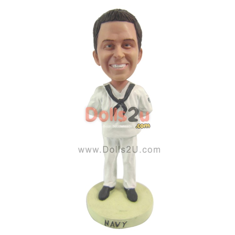 Custom Navy Sailor Bobblehead Personalized Nave Gifts [52295] - $69.90 ...