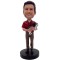 (image for) Custom Male Animal Lover Guy Holding A Dog Bobblehead Item:1510231
