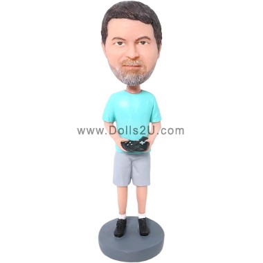 (image for) Personalized Bobblehead Male Xbox gamer