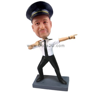 (image for) Creative Personalized Bobblehead Gift for Pilot